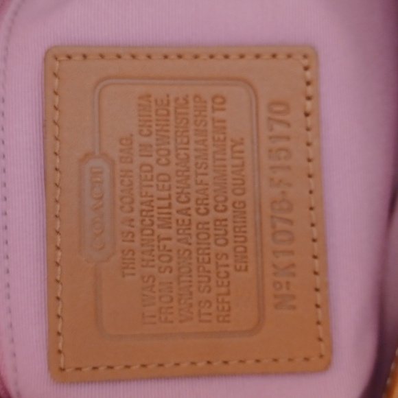 Coach Leather Duffle Convertible Cross Body Bag & Matching Wallet - Picture 12 of 16